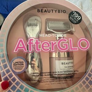 BeautyBio AfterGlo Microneedling Tool Set - Silver